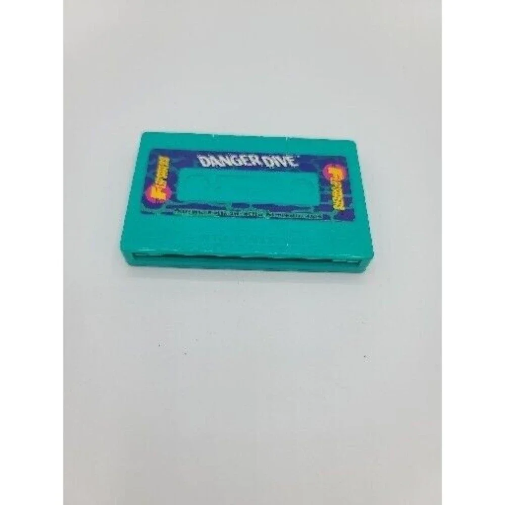Vintage Danger Dive Flipsider Cassette Tape Shape Milton Bradley Game 1988